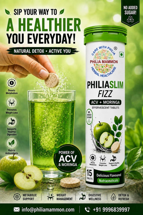 PhiliaSlim Fizz | ACV + Moringa Effervescent Tablets